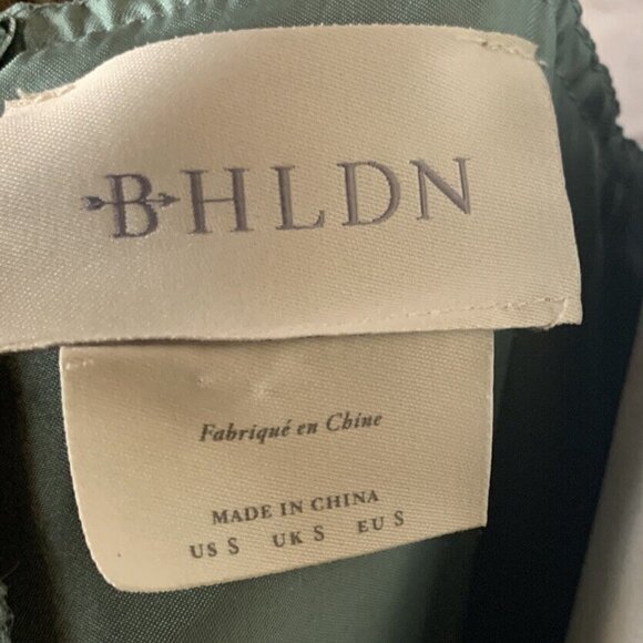 BHLDN Moss Green Eva Bridesmaid Dress - Picture 13 of 14
